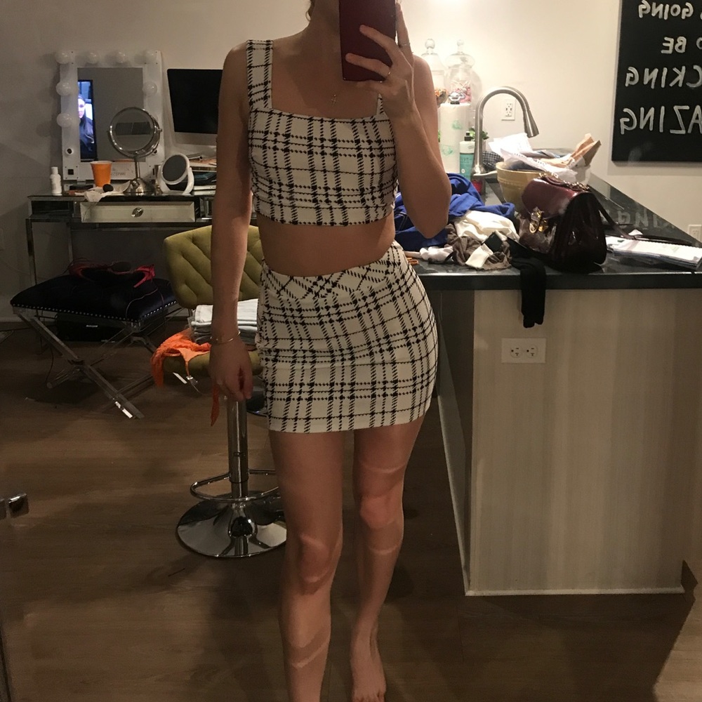 PLAID SET SIZE SMALL